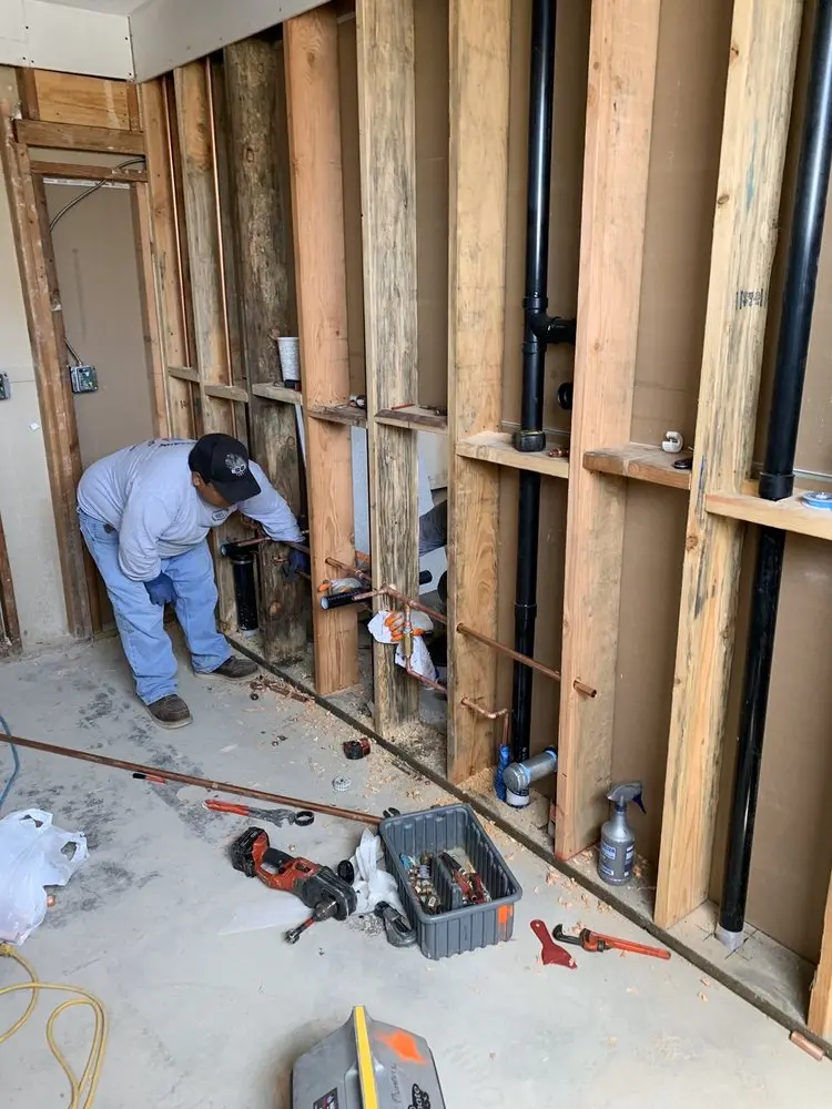 Commercial rough-in plumbing for Commercial Plumbing in Eastside Manhattan Beach